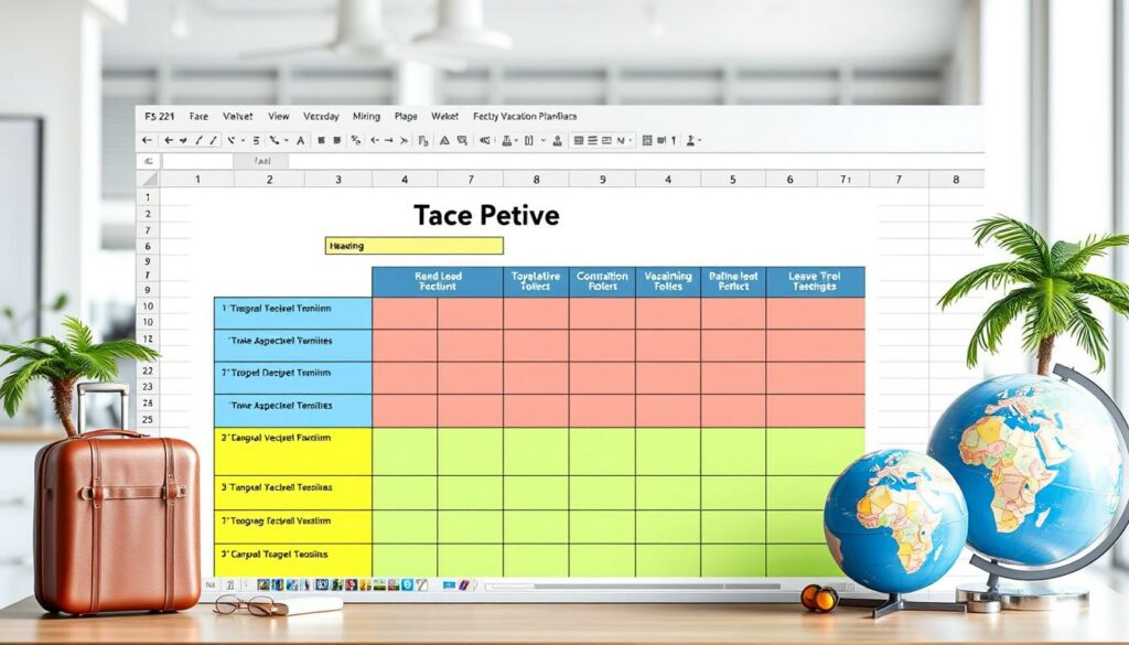 Urlaubsplan Excel Vorlage