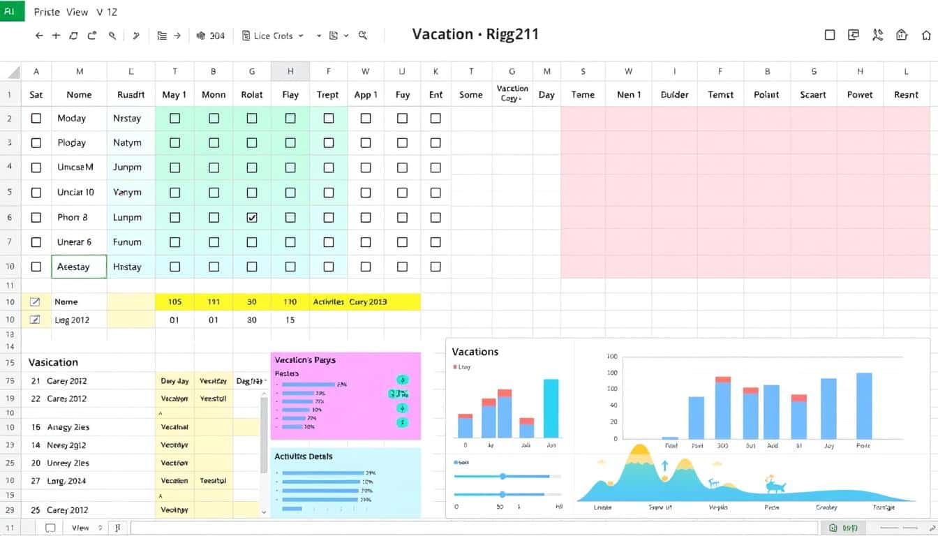 Urlaubsplanung Excel Vorlage