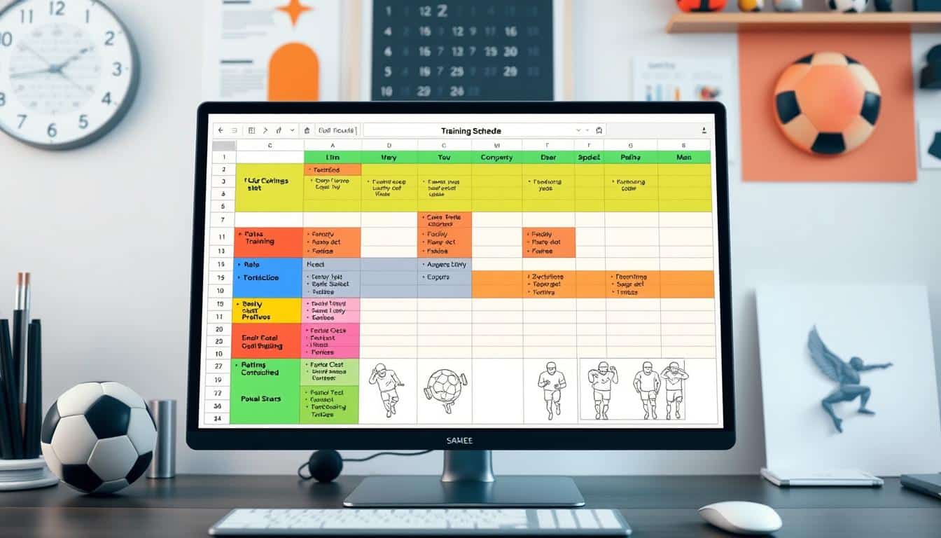 Vorbereitungsplan Fußball Excel Vorlage