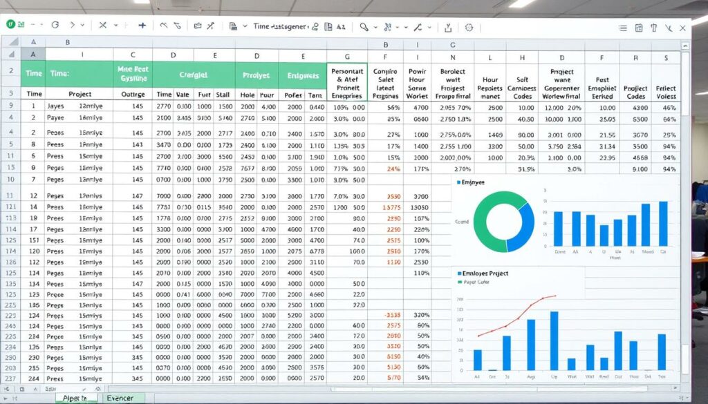 Zeiterfassung KMU Excel Vorlage Anpassung