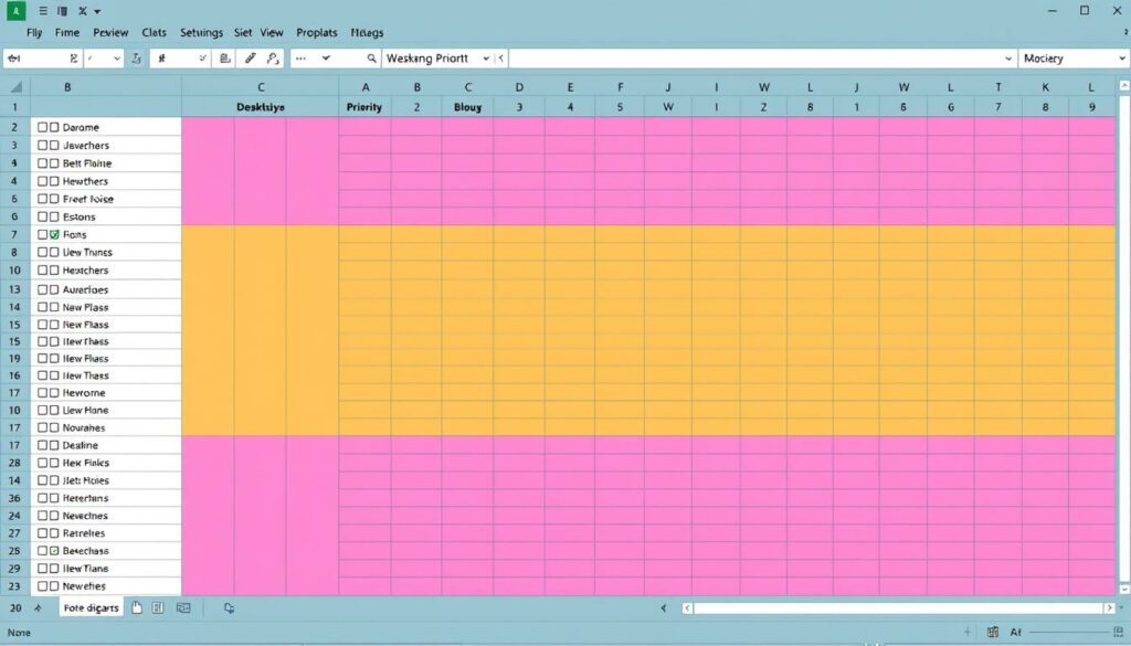 Aktionsliste Excel Vorlage hier kostenlos downloaden