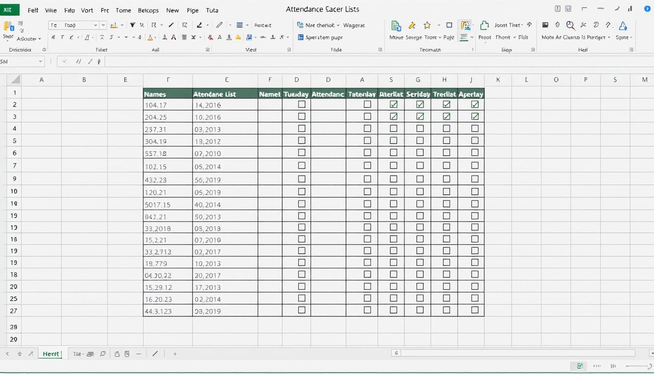 Anwesenheitsliste Excel Vorlage hier kostenlos downloaden