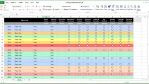 Anwesenheitsliste Excel Vorlage hier kostenlos downloaden