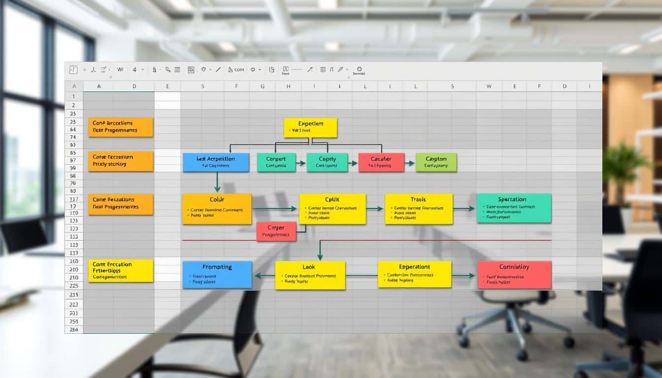 Arbeitsablaufplan Excel Vorlage hier kostenlos downloaden