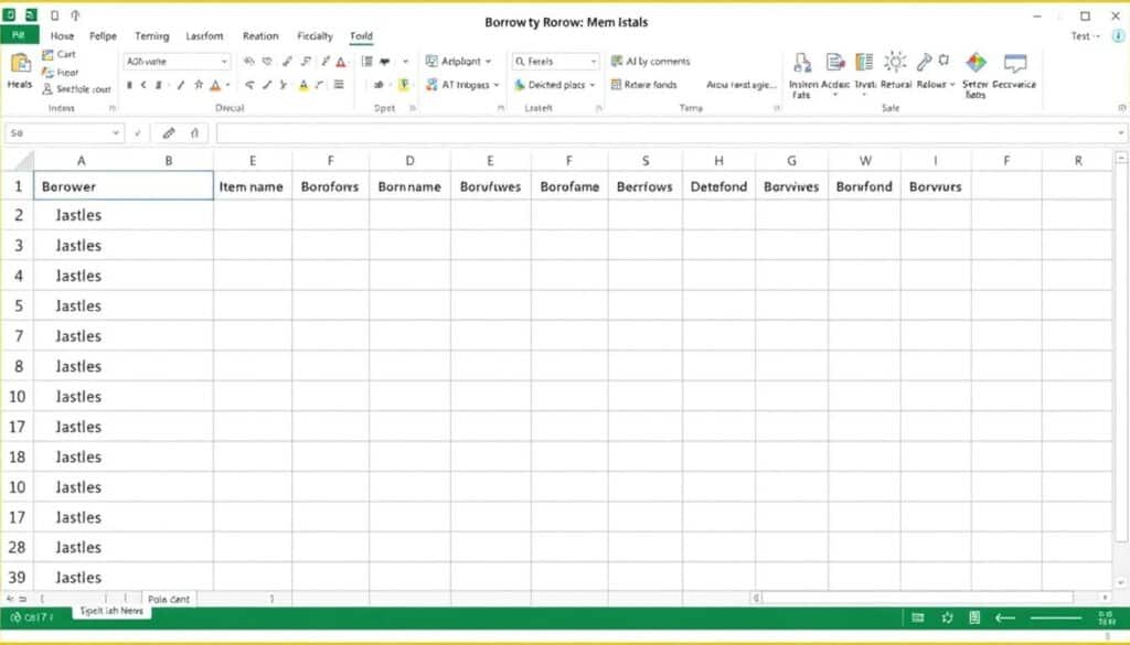 Ausleihliste Excel Vorlage hier kostenlos downloaden