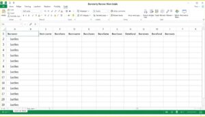 Ausleihliste Excel Vorlage hier kostenlos downloaden