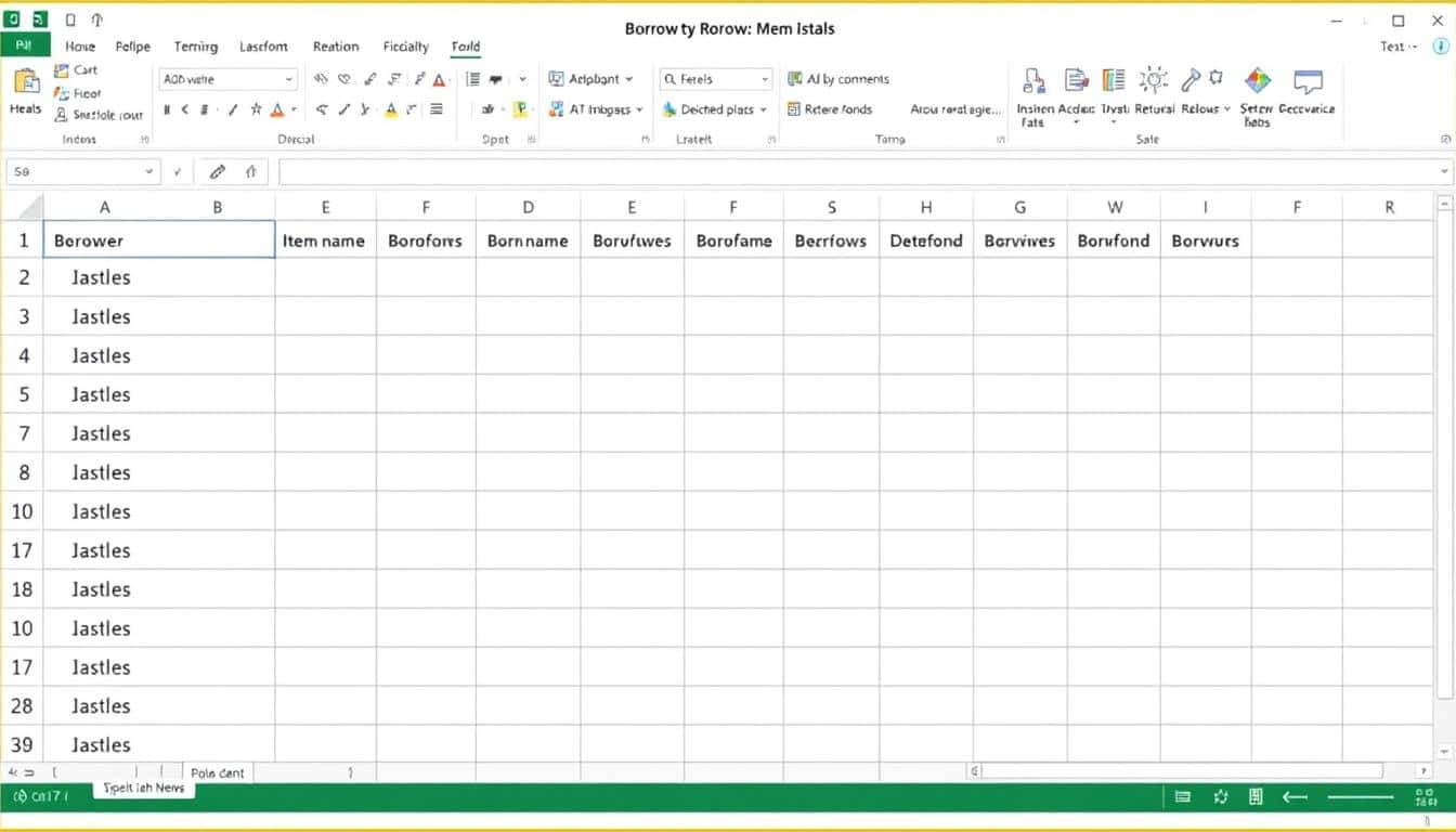 Ausleihliste Excel Vorlage hier kostenlos downloaden