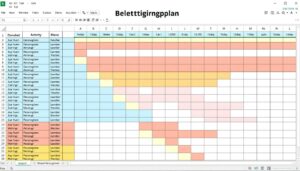 Belegungsplan Excel Vorlage