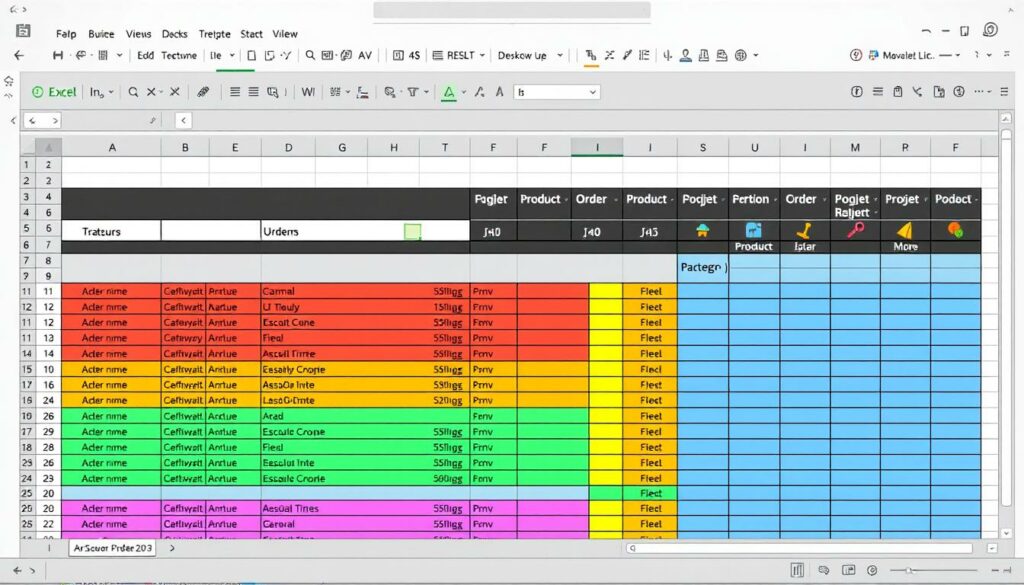 Bestellliste Excel Vorlage Personalisierung