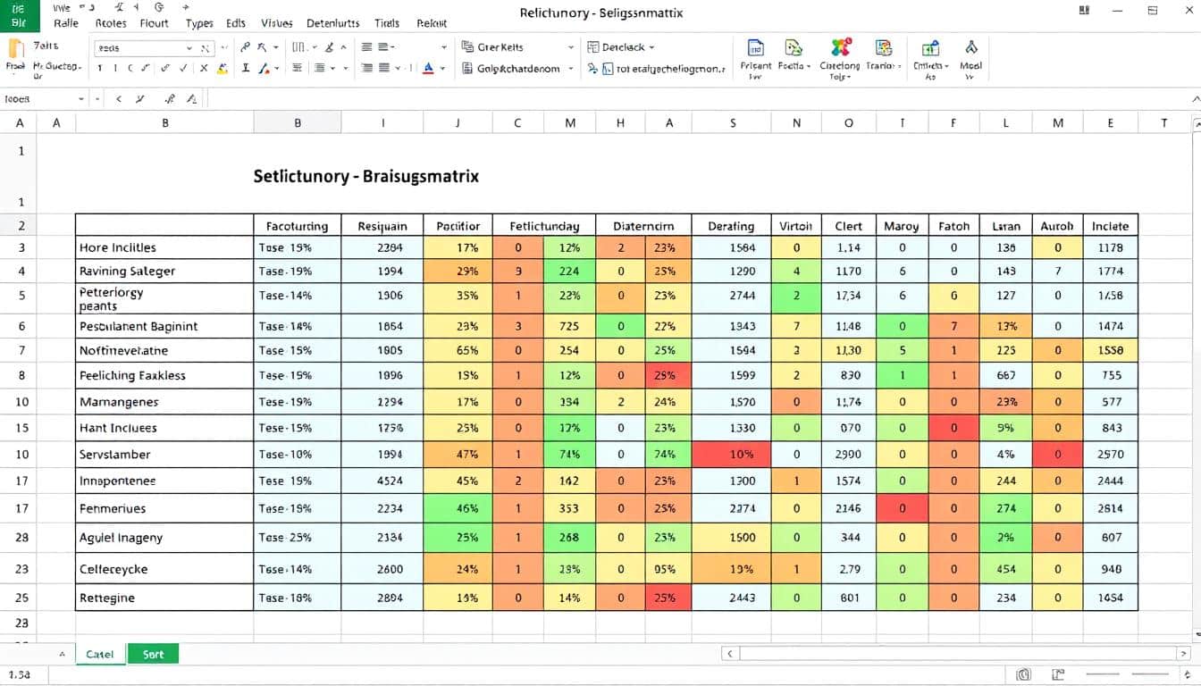 Bewertungsmatrix Excel Vorlage hier kostenlos downloaden