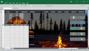Campingausflugsplaner Excel Vorlage
