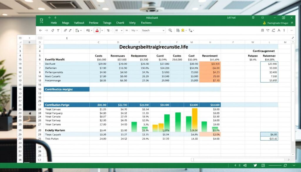 Deckungsbeitragsrechnung Excel Vorlage hier kostenlos downloaden