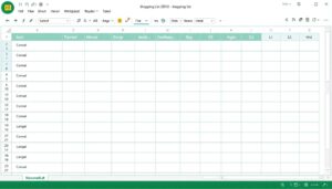 Einkaufsliste Excel Vorlage