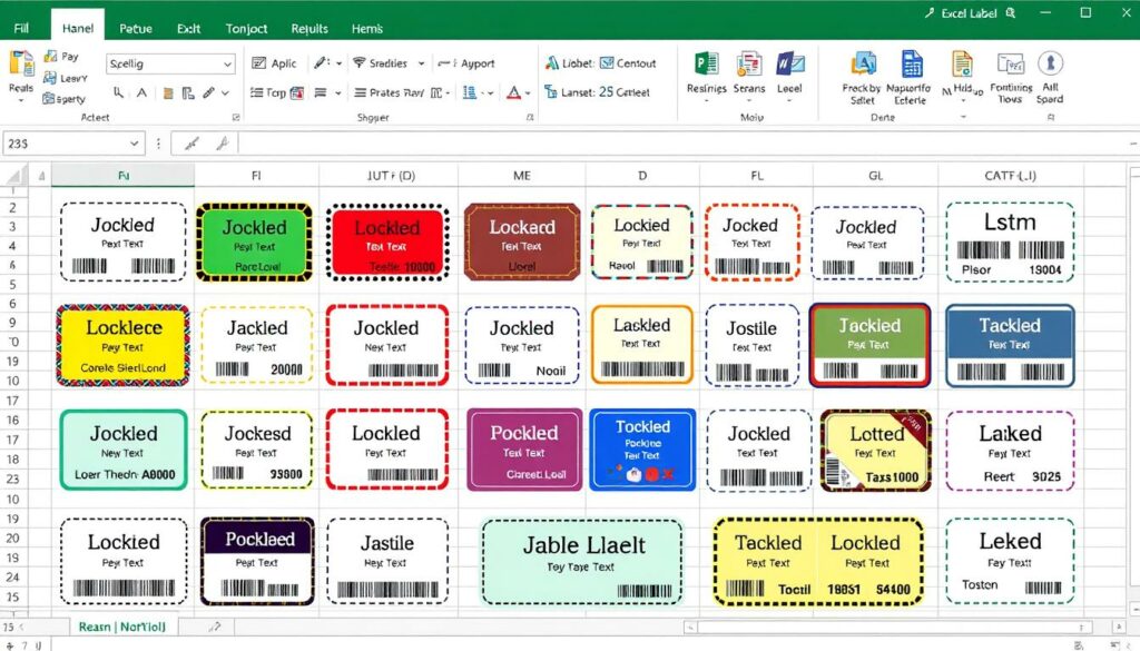 Etiketten Excel Vorlage hier kostenlos downloaden