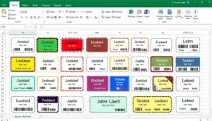 Etiketten Excel Vorlage hier kostenlos downloaden