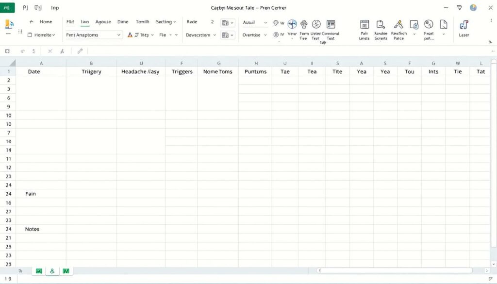 Kopfschmerztagebuch Excel Vorlage hier kostenlos downloaden