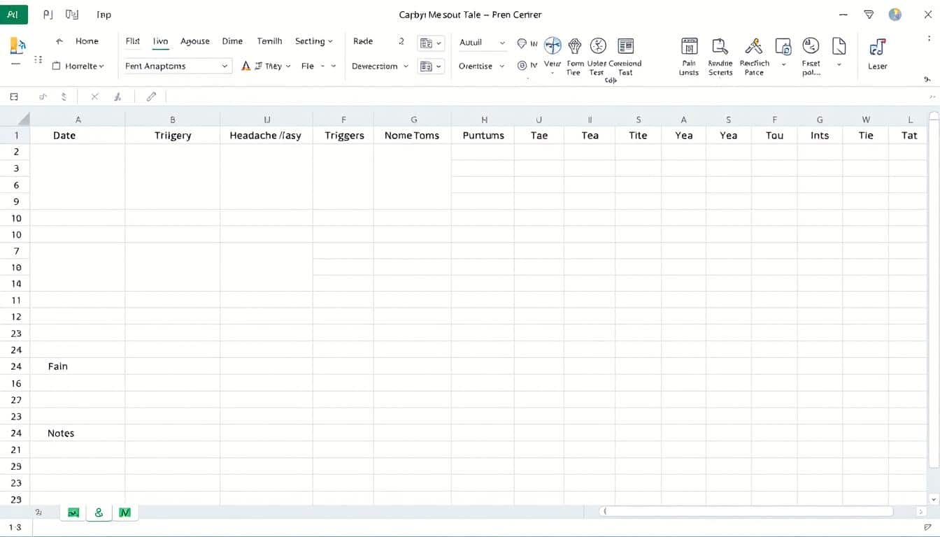 Kopfschmerztagebuch Excel Vorlage hier kostenlos downloaden