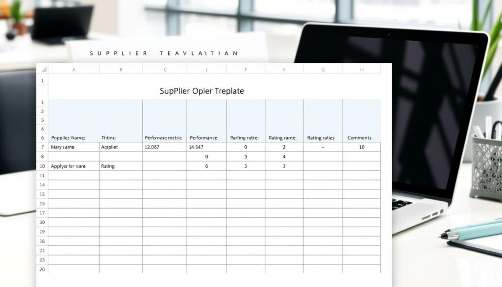 Lieferantenbewertung Excel Vorlage