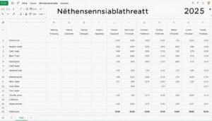 Nebenkostenabrechnung 2025 Excel Vorlage hier kostenlos downloaden