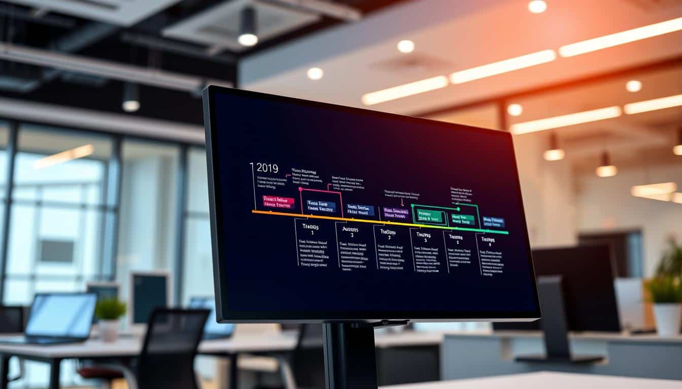 Projekt Zeitstrahl Excel Vorlage hier kostenlos downloaden