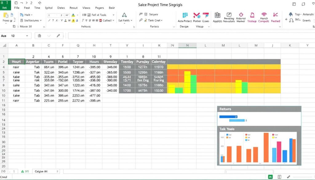 Projektzeiterfassung Excel Vorlage hier kostenlos downloaden