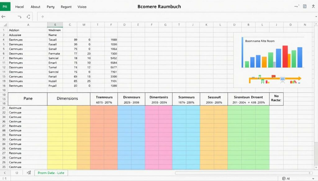 Raumbuch Excel Vorlage