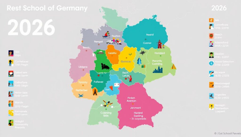 Regionale Ferienunterschiede 2026