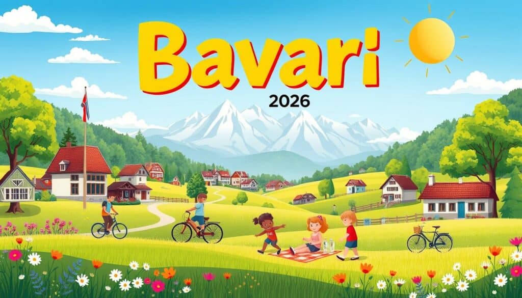 Schulferien Kalender 2026 Bayern Excel Vorlage