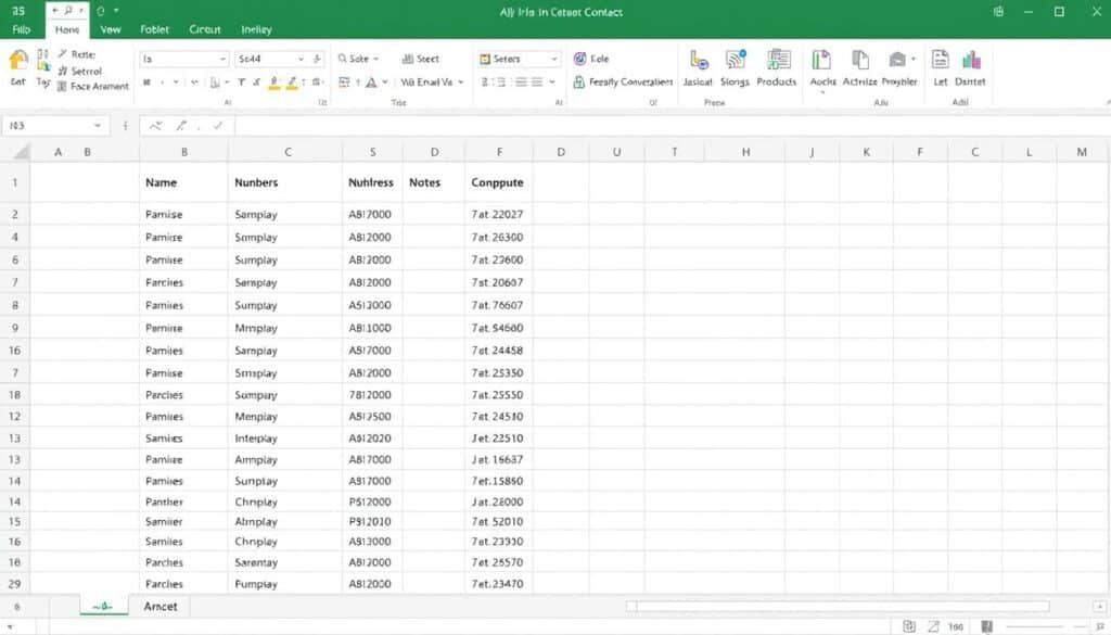 Telefonliste Excel Vorlage