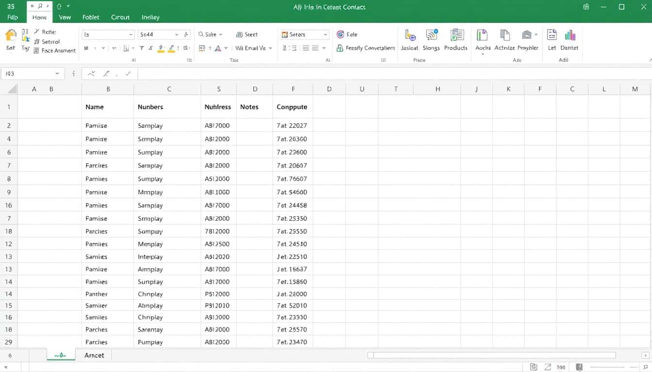 Telefonliste Excel Vorlage