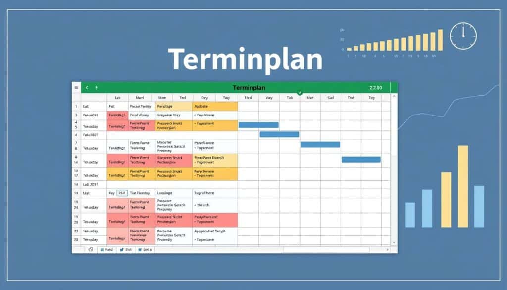 Terminplan Excel Vorlage hier kostenlos downloaden