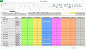 Trainingsplan Excel Vorlage hier kostenlos downloaden