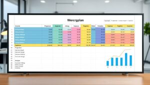 Wirtschaftsplan Weg Excel Vorlage hier kostenlos downloaden