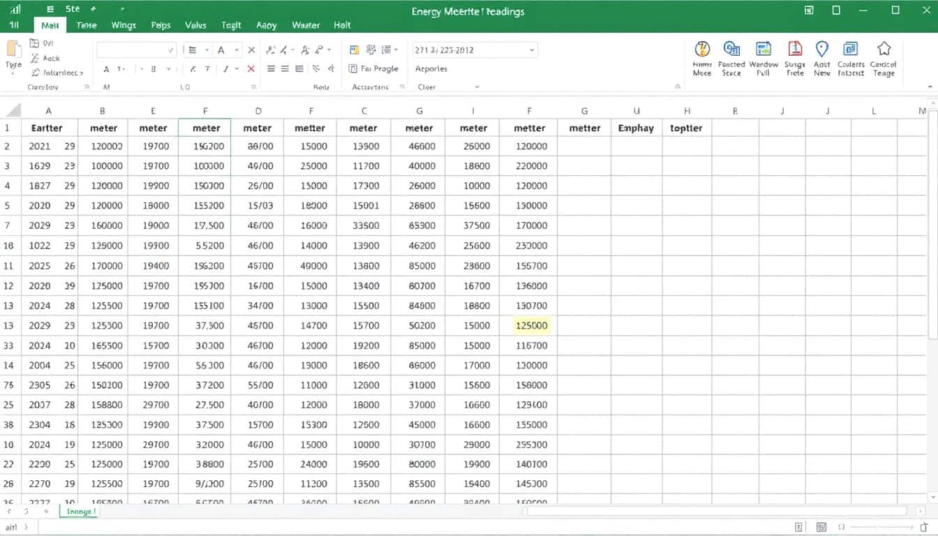 Zählerstände Excel Vorlage hier kostenlos downloaden