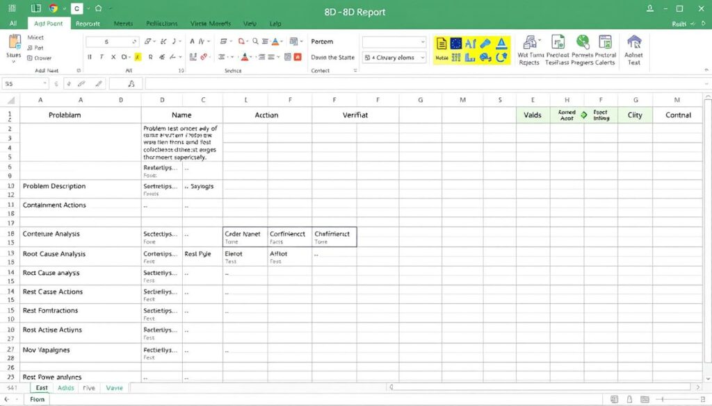 8D-Report Excel Vorlage hier kostenlos downloaden