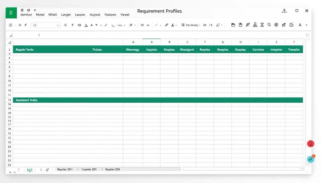 Anforderungsprofil Excel Vorlage hier kostenlos downloaden