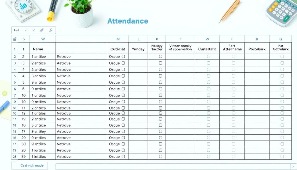 Anwesenheitsliste Excel Vorlage hier kostenlos downloaden