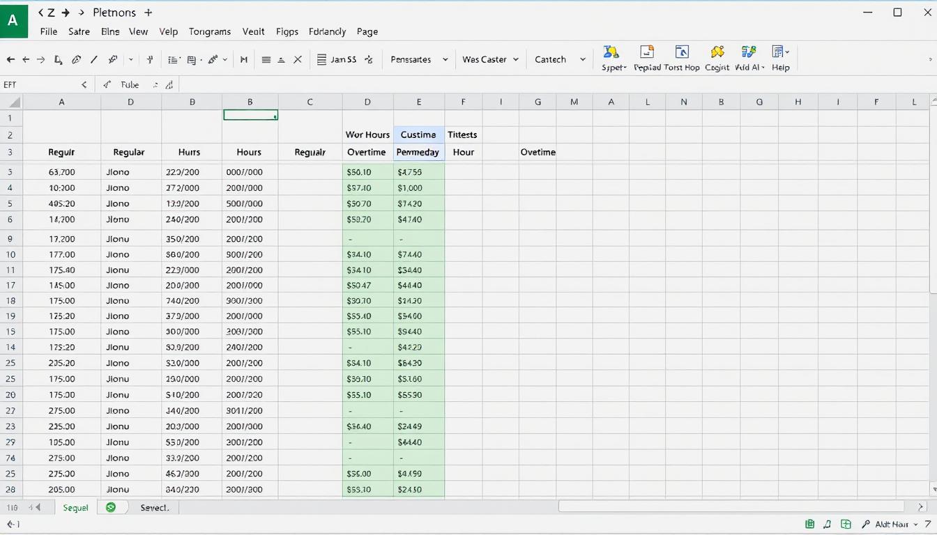 Arbeitszeiterfassung mit Überstunden Excel Vorlage hier kostenlos downloaden