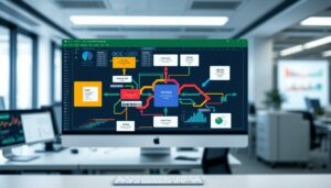 Datenfluss Diagramm Excel Vorlage hier kostenlos downloaden