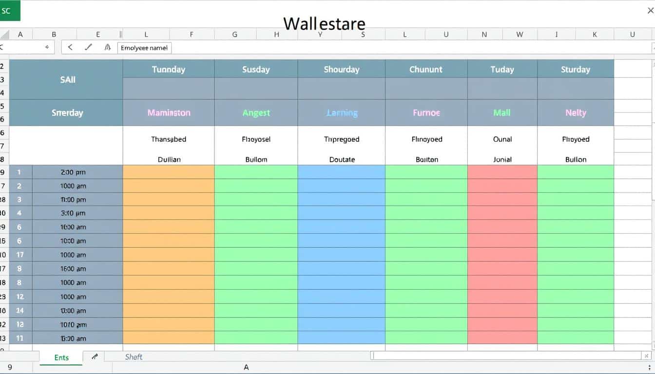 Dienstplan Excel Vorlage hier kostenlos downloaden