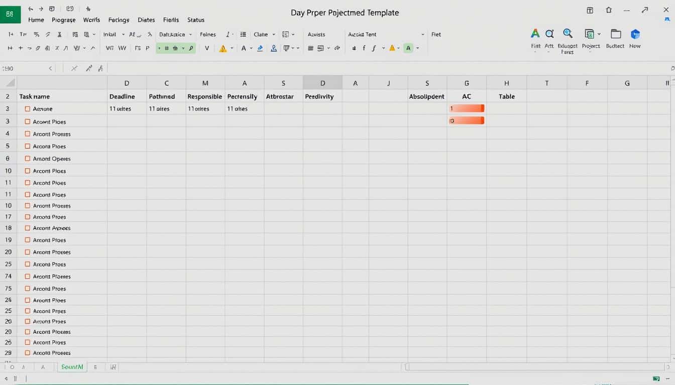 Einfacher Projektplan Excel Vorlage hier kostenlos downloaden