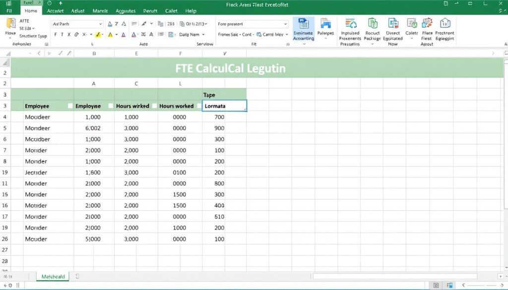 FTE Berechnung Excel Vorlage hier kostenlos downloaden