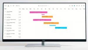 Gantt Diagramm Excel Vorlage hier kostenlos downloaden