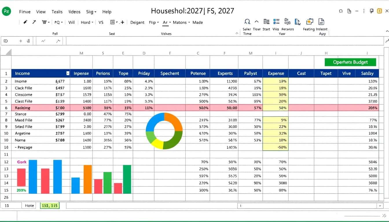 Haushaltsbuch 2027 Excel Vorlage hier kostenlos downloaden