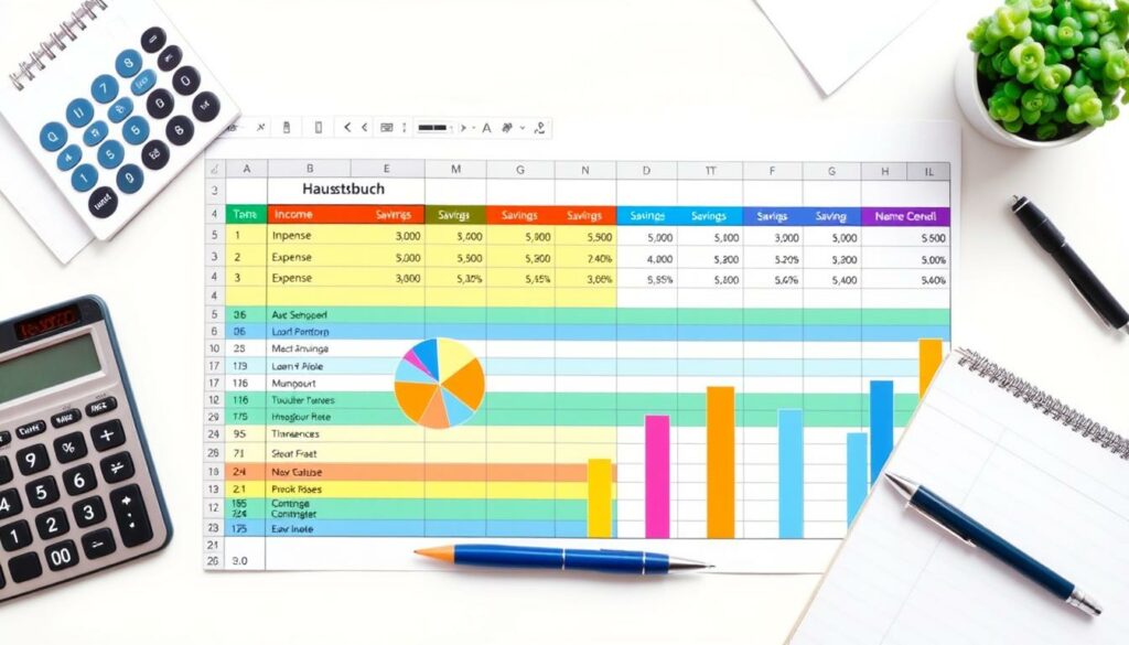 Haushaltsbuch  Excel Vorlage hier kostenlos downloaden