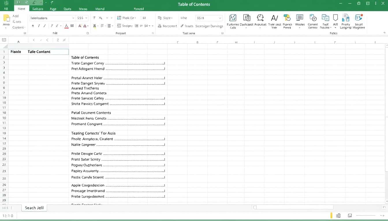 Inhaltsverzeichnis Excel Vorlage hier kostenlos downloaden