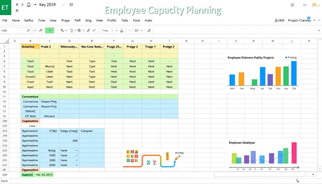 Kapazitätsplanung Mitarbeiter Excel Vorlage hier kostenlos downloaden