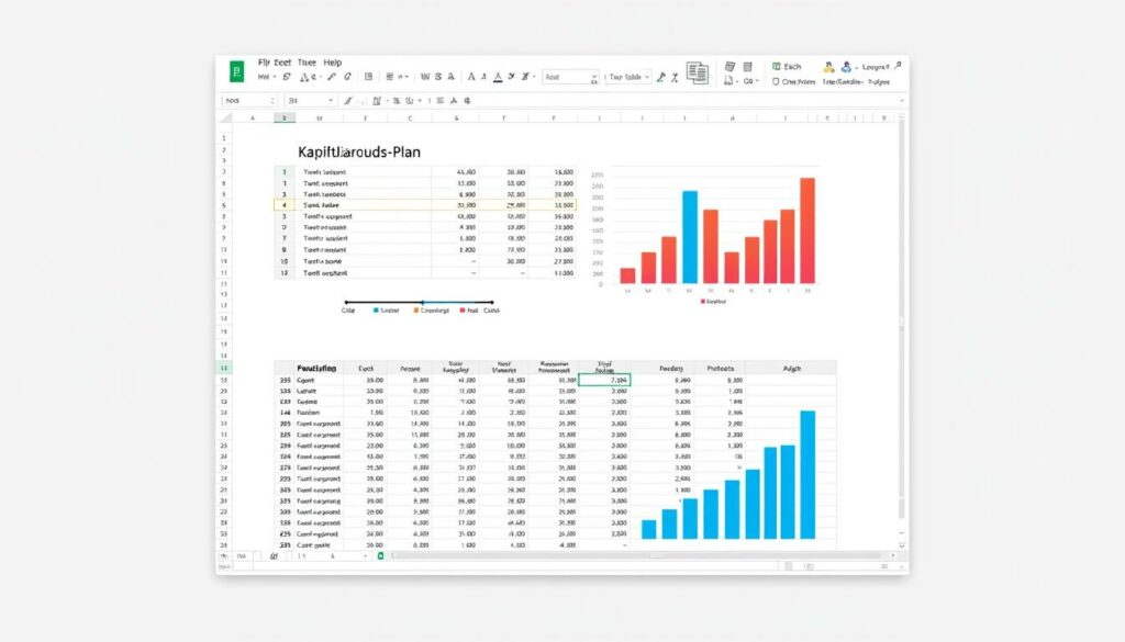 Kapitalbedarfsplan Excel Vorlage hier kostenlos downloaden