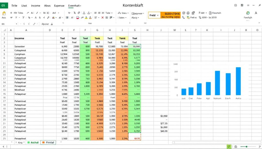 Kontenblatt Excel Vorlage hier kostenlos downloaden