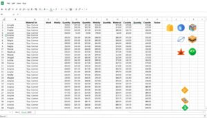 Materialliste Excel Vorlage hier kostenlos downloaden